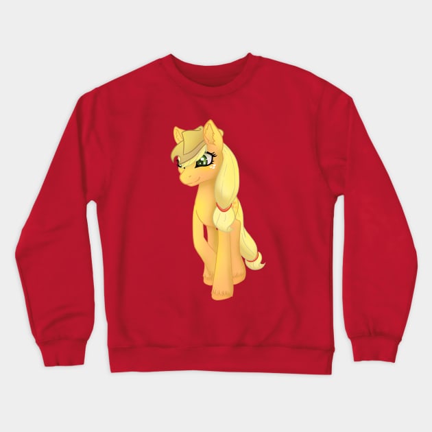 AppleJack Crewneck Sweatshirt by ThatCatObsessedDemon